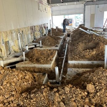Commercial underground plumbing by Shoreview Plumbing — El Lago TX